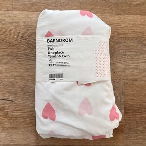 IKEA heart pattern duvet set